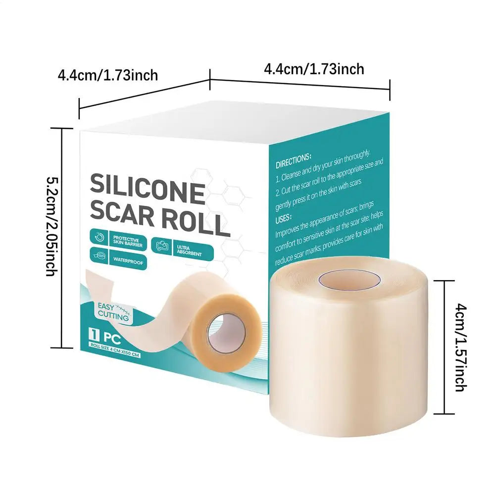 Silicone scar patch hydrocolloid roll self-adhesive ydrocolloid patch bandage highly absorbent for burn blister wound care